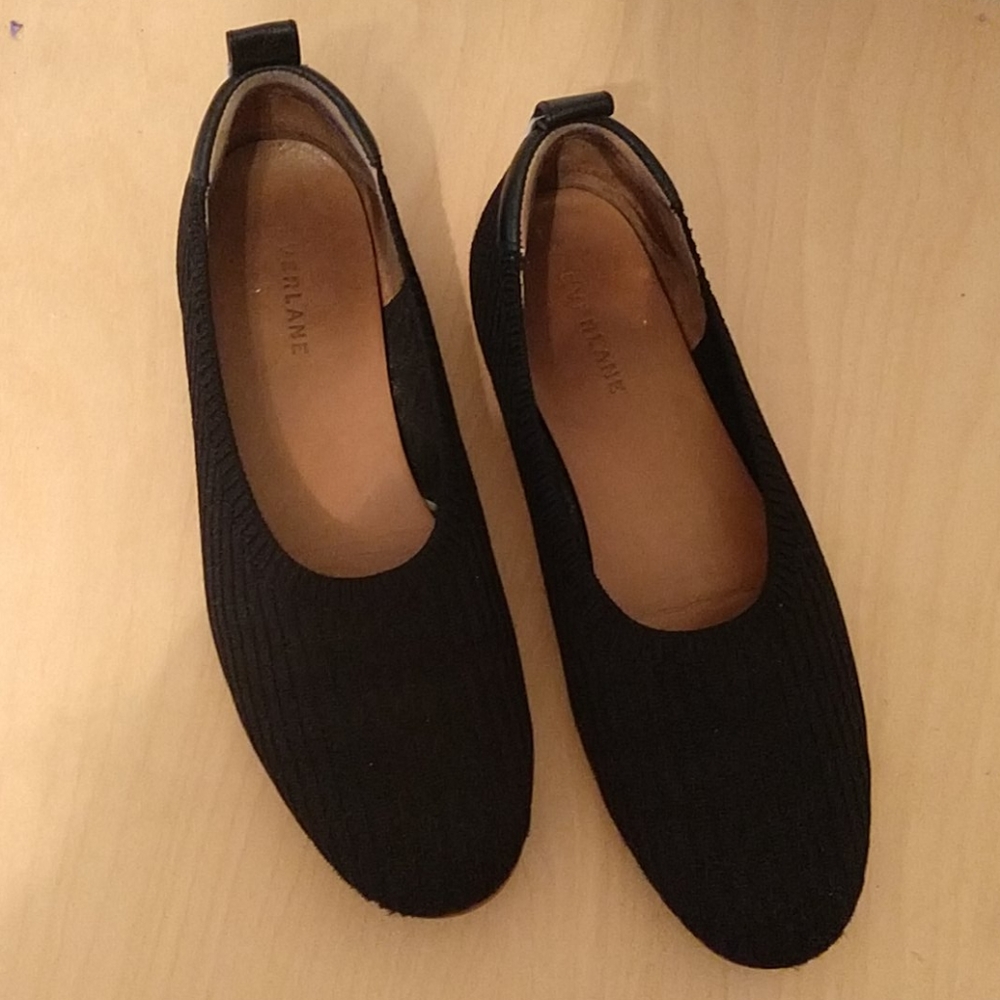 Everlane Reknit Flats in Black
